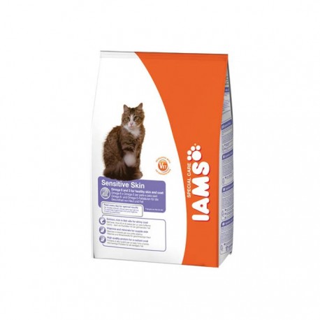 IAMS SENSITIVE SKIN - 0,3 kg - koty o wrazliwej skórze, dorosłe