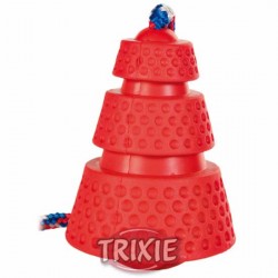 Zabawka gumowa stożkowa na sznurku Trixie