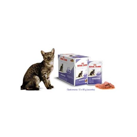 DIGEST SENSITIVE pakiet 12 x 85 g - dla kotów, redukcja zapachu