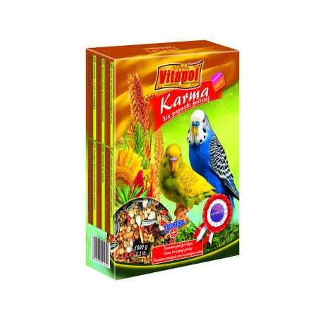 Vitapol pokarm dla papużki falistej, pudełko 1kg