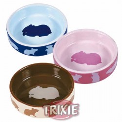 Miska ceramiczna z sylwetką dla chomika 80ml Trixie