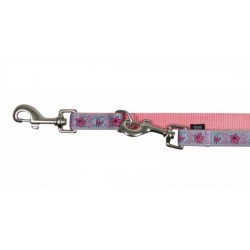 Smycz dla psa odblaskowa różowa regulowana 2m/20mm Trixie