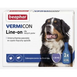 BEAPHAR VERMICON Line-on DOG - preparat dla psa przeciwko pchłom i kleszczom "L"